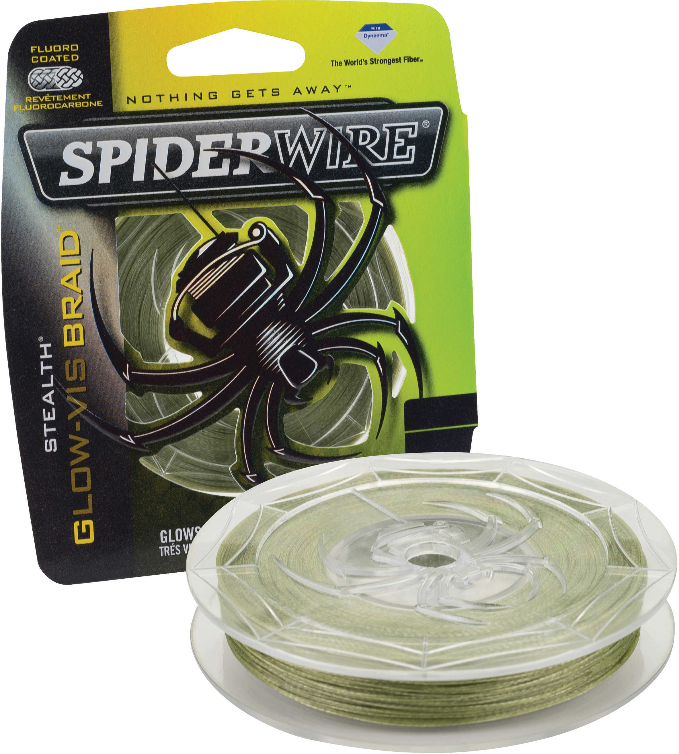 Spiderwire Stealth Braid, Glow-Vis 6 lb, 300 Yards Md: 1339772