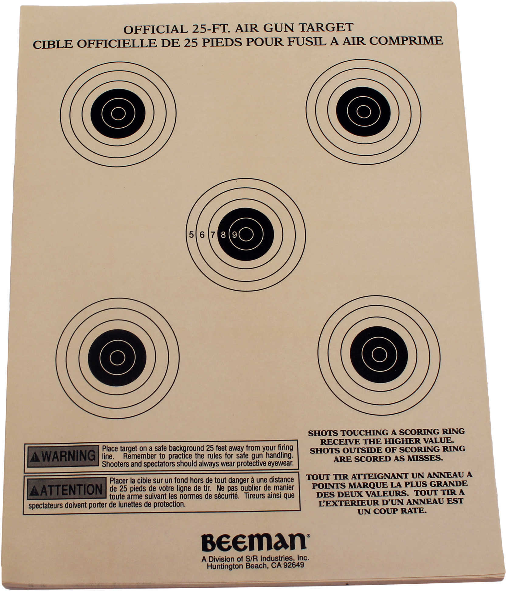 Beeman Paper Targets (Per 25) 2099