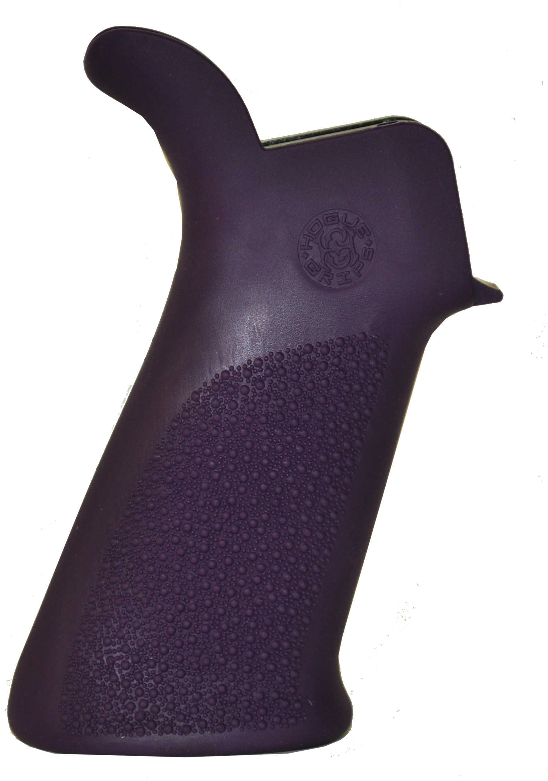 Hogue AR-15 Rubber Grip Beavertail No Finger Grooves Purple Md: 15036