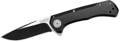 Kershaw Showtime Folding 3" Two-Tone Drop Point Blade, Black Steel Knife Md: 1955