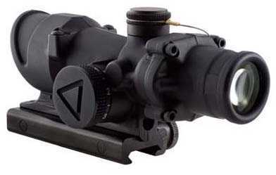 Trijicon ACOG Led Rifle Scope 4X 32 Red Crosshair .223 Matte With Ta51 Mount PoweRed a Single AA Battery, Adjustable