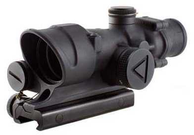 Trijicon ACOG Led Rifle Scope 4X 32 Red Crosshair .223 Matte With Ta51 Mount PoweRed a Single AA Battery, Adjustable