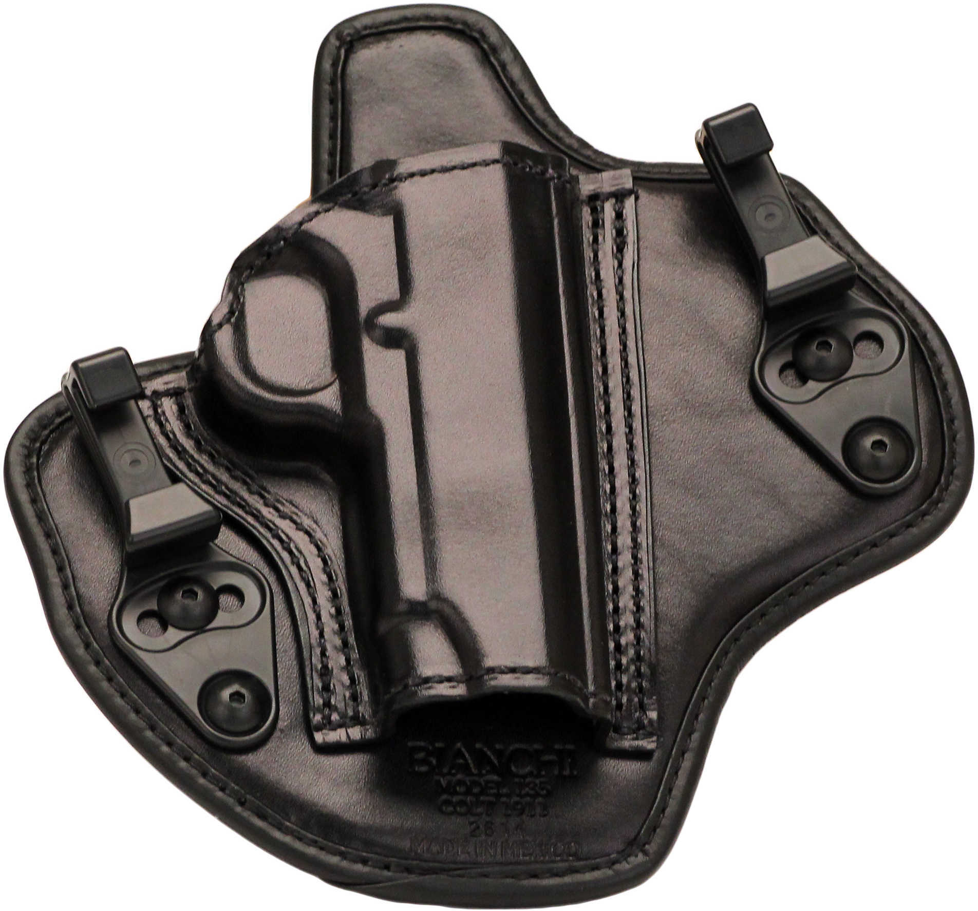 Bianchi Model #135 Suppression Inside the Pant Holster Fits 1911 Right Hand Black 25742