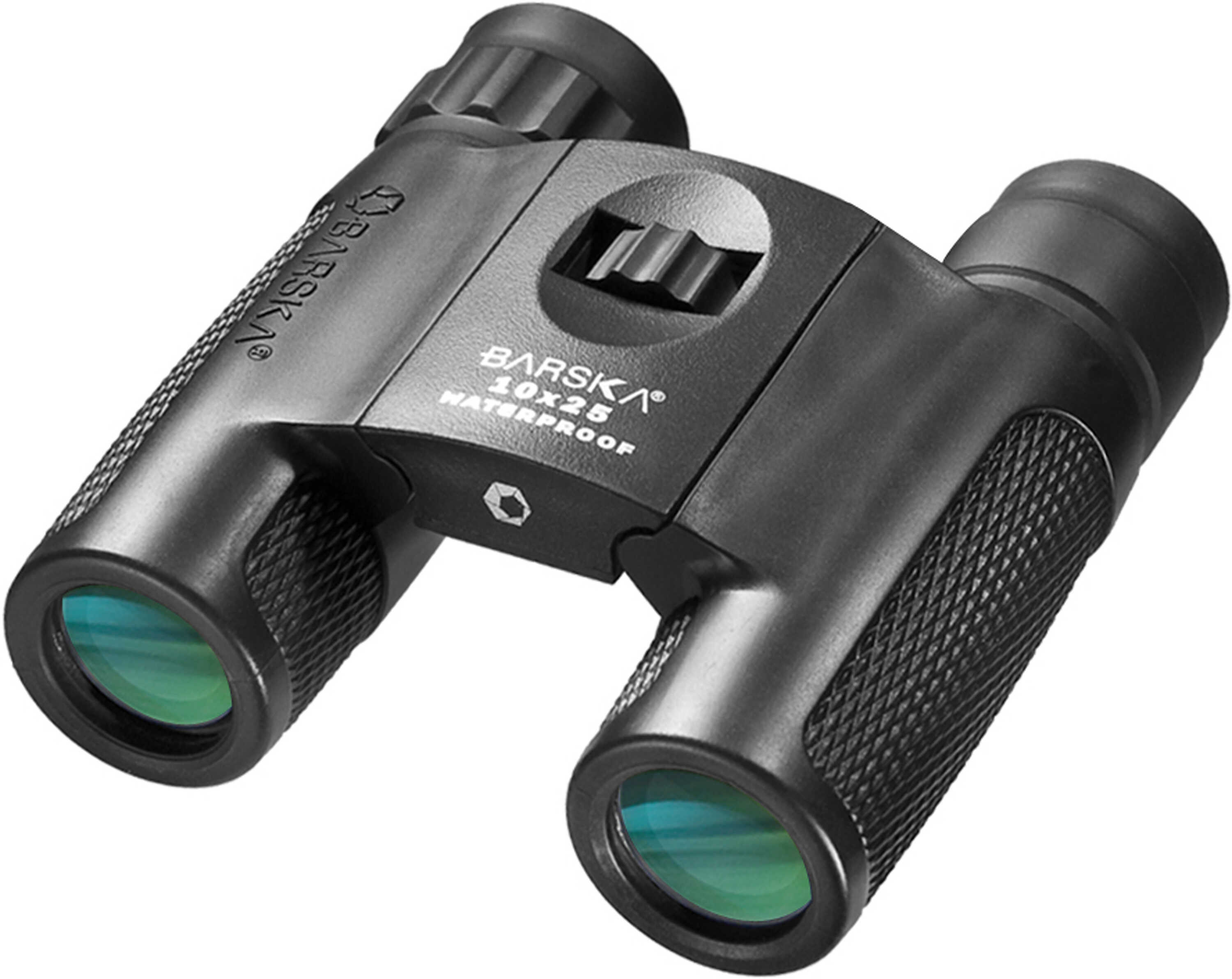 Barska Optics 10x25 WP Blackhawk Compact Green Lens Binoculars AB11844