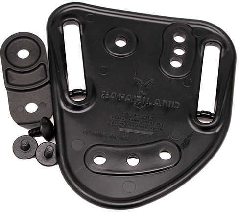 Safariland Model 5198 Belt Holster Fits S&W M&P Shield 3" Right Hand Plain Black 5198-179-411