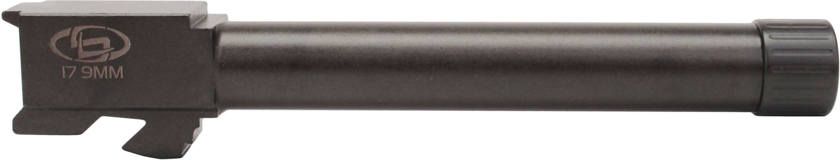 StormLake Barrels Lake 9MM 5.19" Fits Glock 17 Black Isonite QPQ Finish 1/2-28 Thread with Prote 34003
