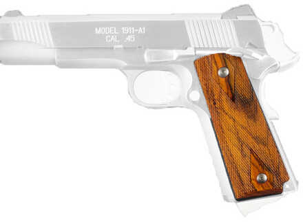 Hogue Colt & 1911 Government Grips Coco Bolo, Ambidextrous Safety Cut, Checkered 45821