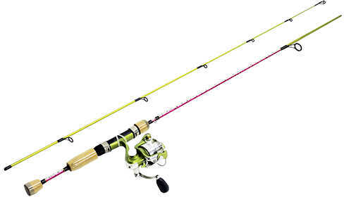 Eagle Claw Fishing Tackle Skins Spinning Combo 56" Length 2pc 5.1: Gear Ratio 3BB+1RB Bearings Md: ECFSR