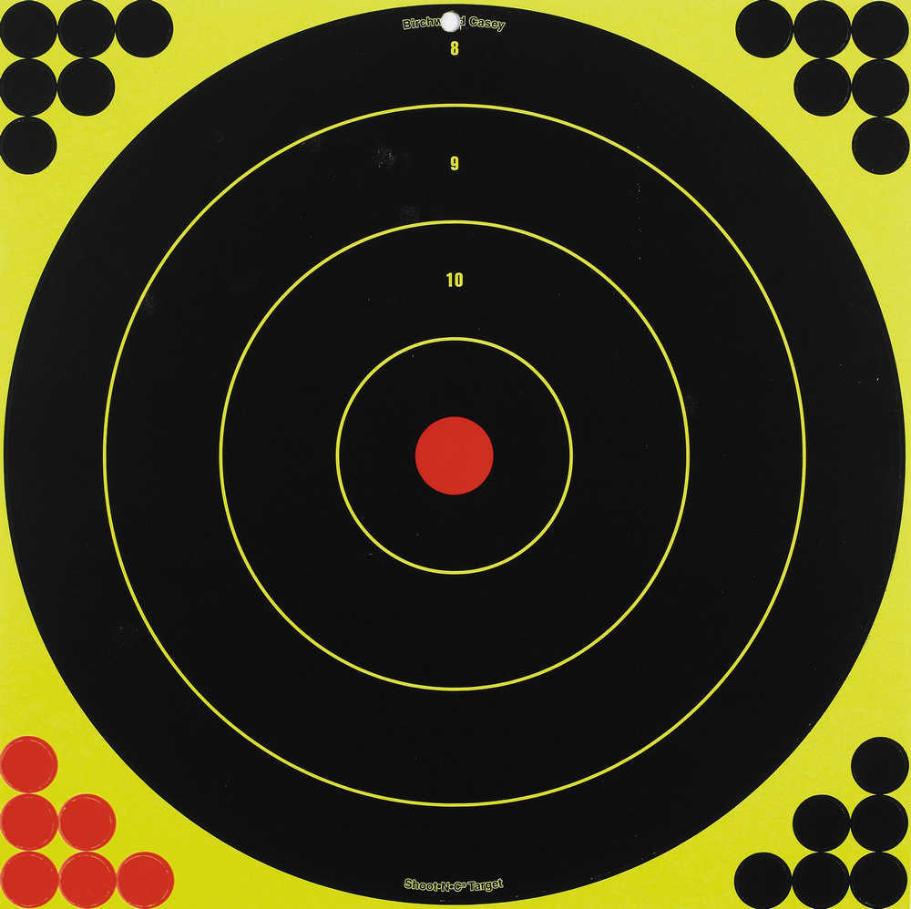 Birchwood Casey Shoot-N-C Targets: Bull's-Eye 17.25", Per 100 34170