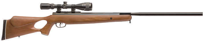 Benjamin Sheridan Trail Np Xl1100 Air Rifle 22PEL 1100 Brown Wood W/ 3-9X40 Scope Single Shot BT1122WNp