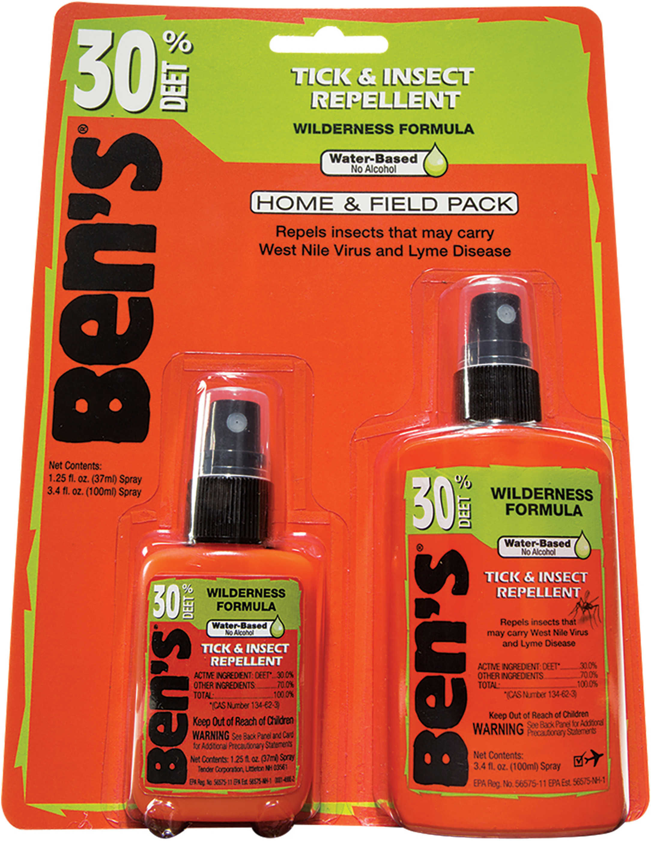 Bens / Tender Corp Home & Field Pack 3.4Oz And 1.25 Oz Md: 0006-7185