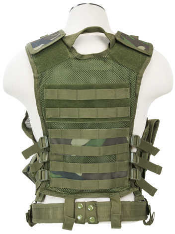 NcStar Tactical Vest Woodland Camo, M-Xl Md: CTV2916Wc