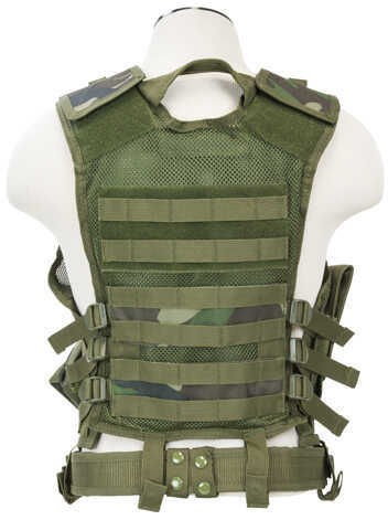 NcStar Tactical Vest Woodland Camo, M-Xl Md: CTV2916Wc