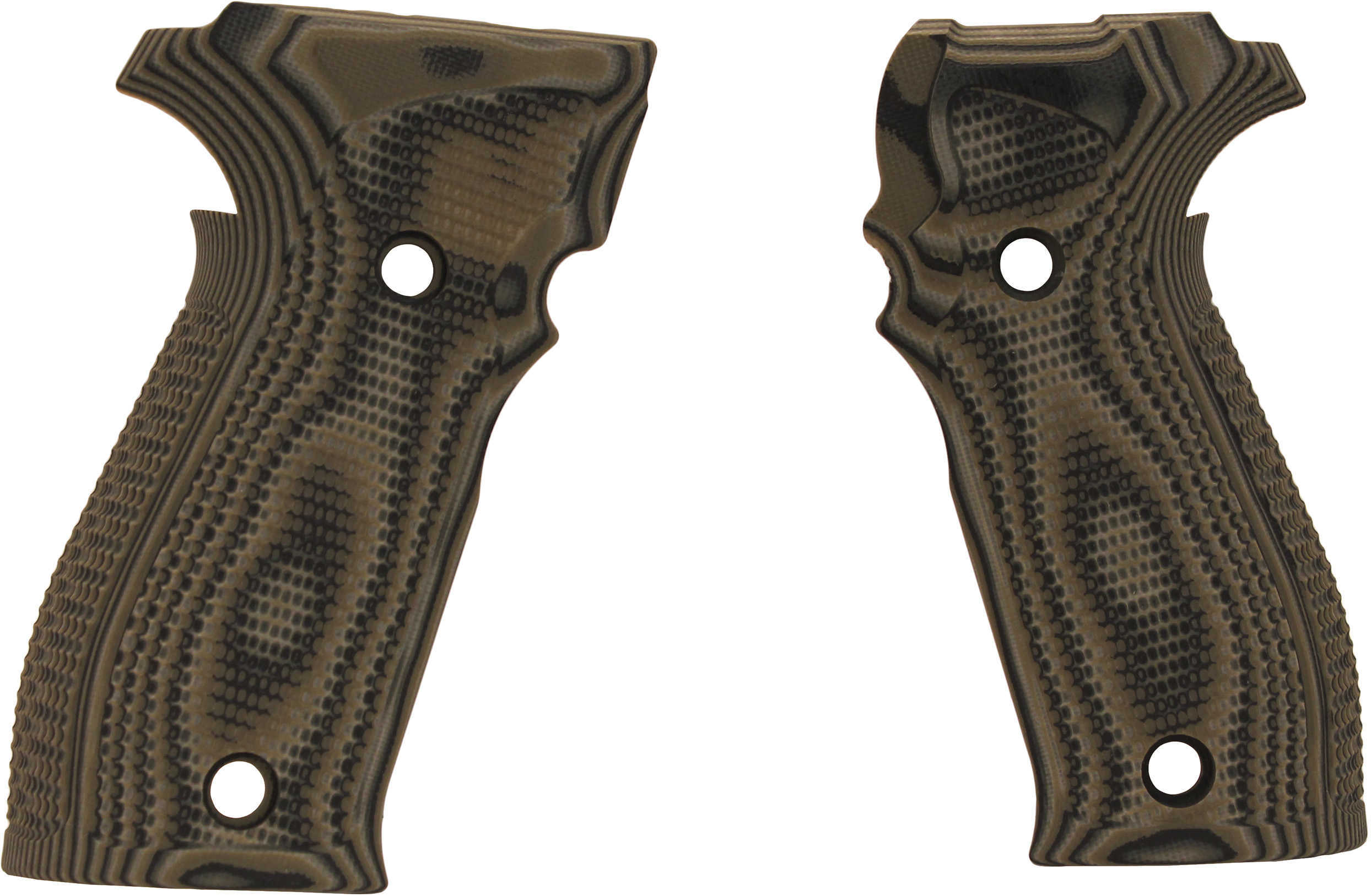 Hogue Sig P226 Grip DA/SA All Pirahna G10 G-Mascus Green Md: 23128