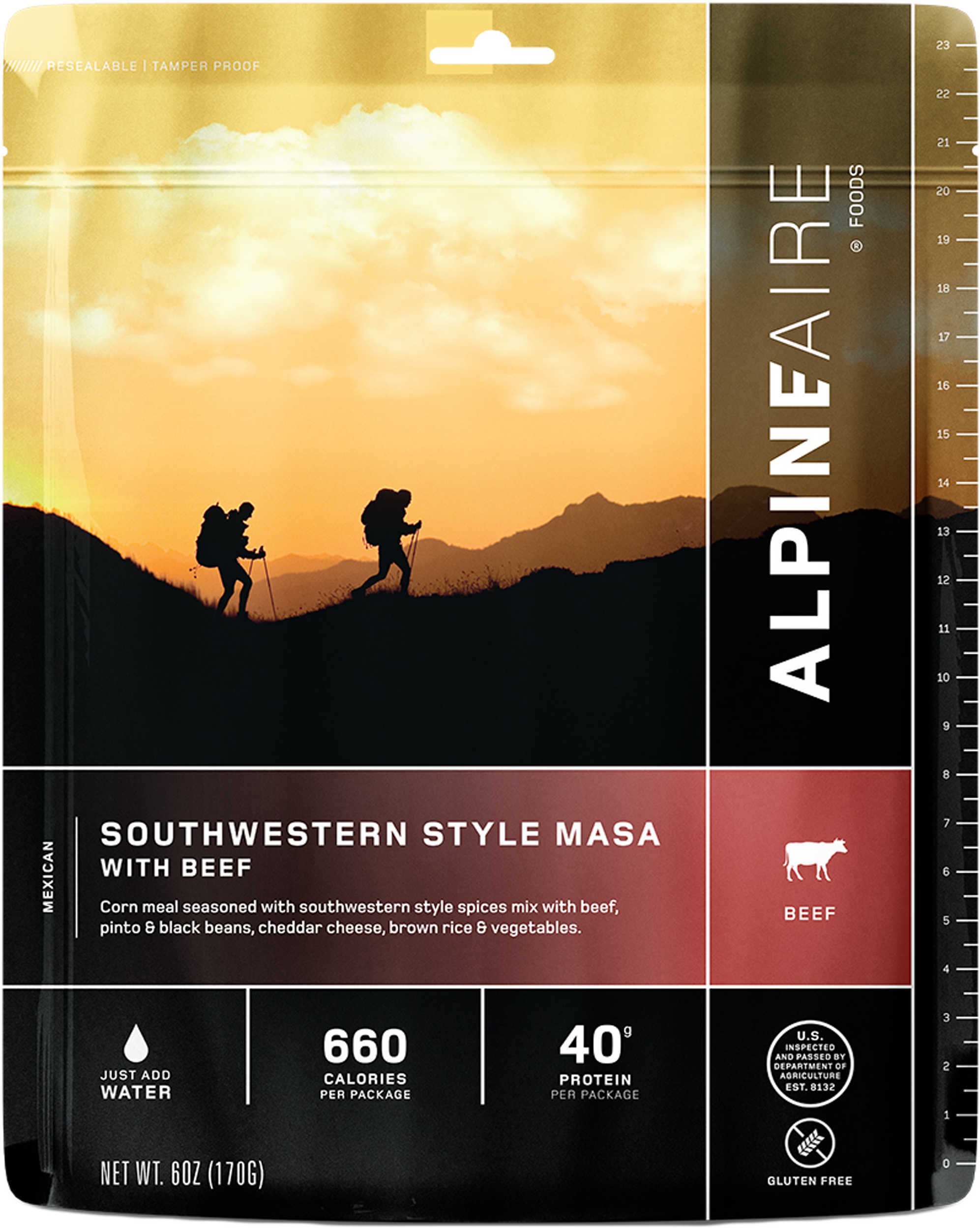 Alpine Aire Foods Southwestern Style Masa w/Beef Serves 2 Md: 60405