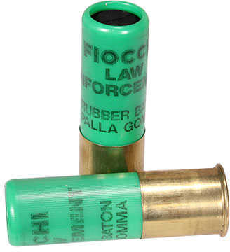 12 Gauge 10 Rounds Ammunition Fiocchi Ammo 2 3/4" 4.8 grams Rubber #Slug