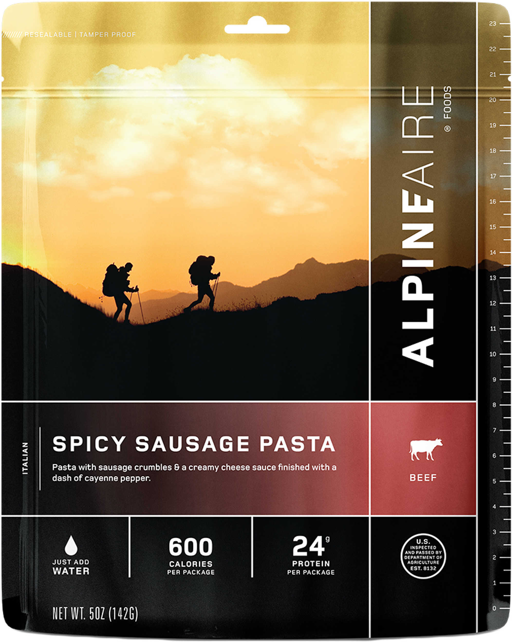 Alpine Aire Foods Spicy Sausage Pasta Serves 2 Md: 60439
