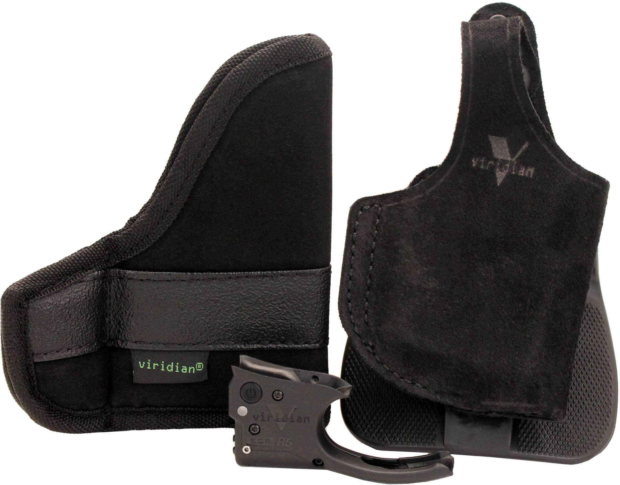 Viridian Weapon Technologies Reactor 5 Green Laser With Galco Paddle ECR Holster For Ruger LCP Md: R5-LCP-GPL