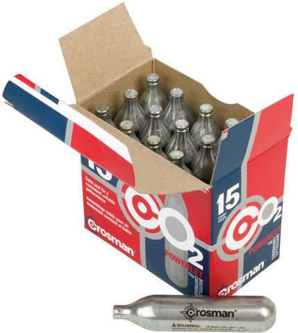 Crosman 12G CO2 Cartridge 15 Box