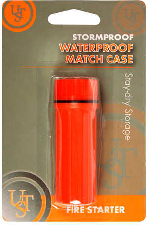 Ultimate Survival Technologies Waterproof Match Case, Orange Md: 20-310-009