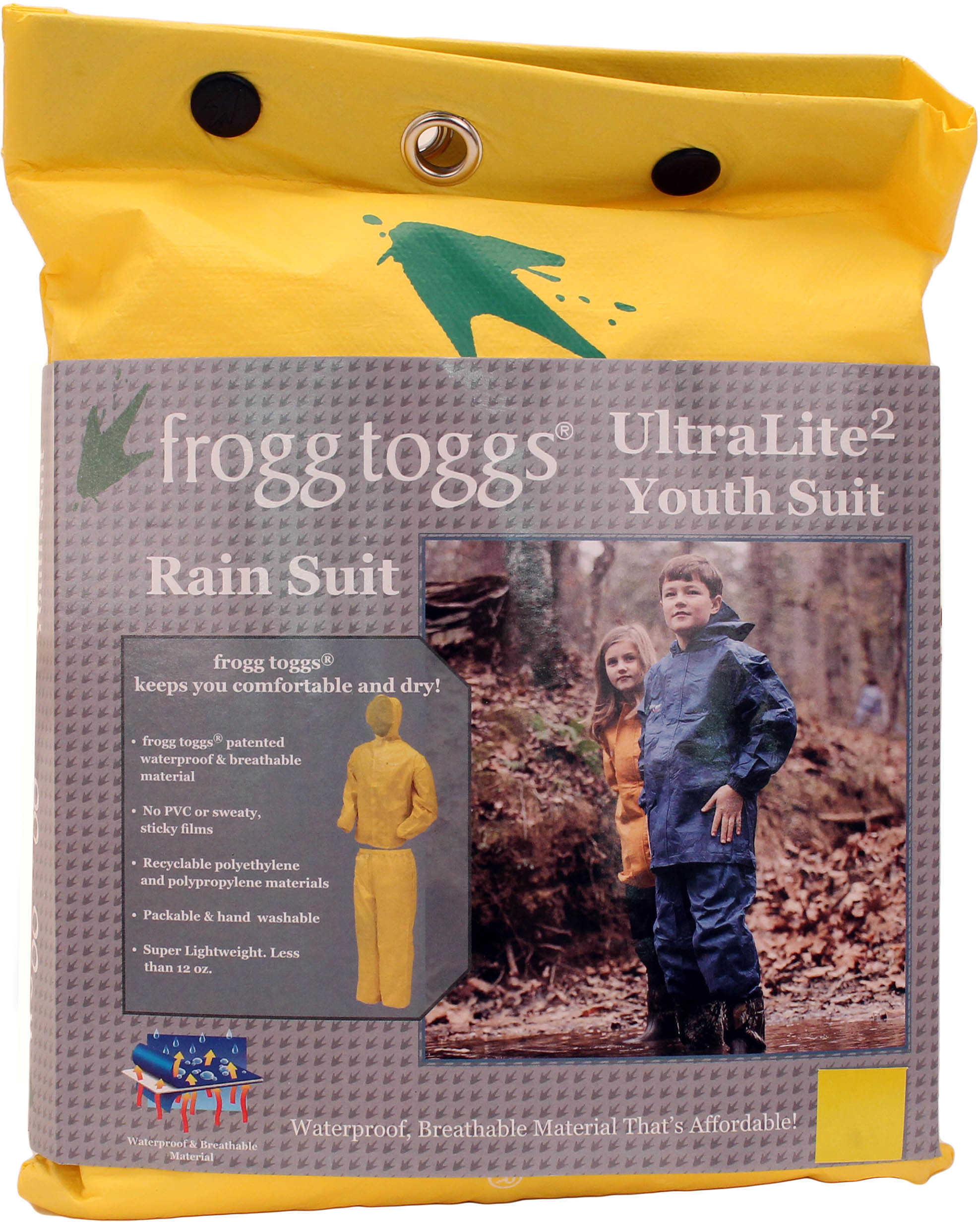 Frogg Toggs Youth Ultra-Lite Suit Small, Yellow Md: UL12304-08SM
