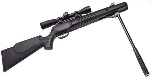 Crosman Nitro Venom Dusk Air Rifle .22 Pellet Break Barrel Black Finish Synthetic Stock Two-Stage Adjustable Trigger wit