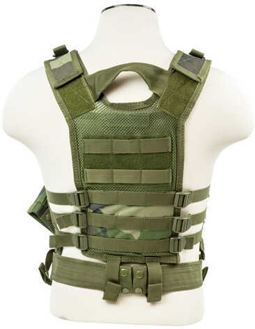NcStar Tactical Vest Woodland, XS-Small Md: CTVC2916Wc