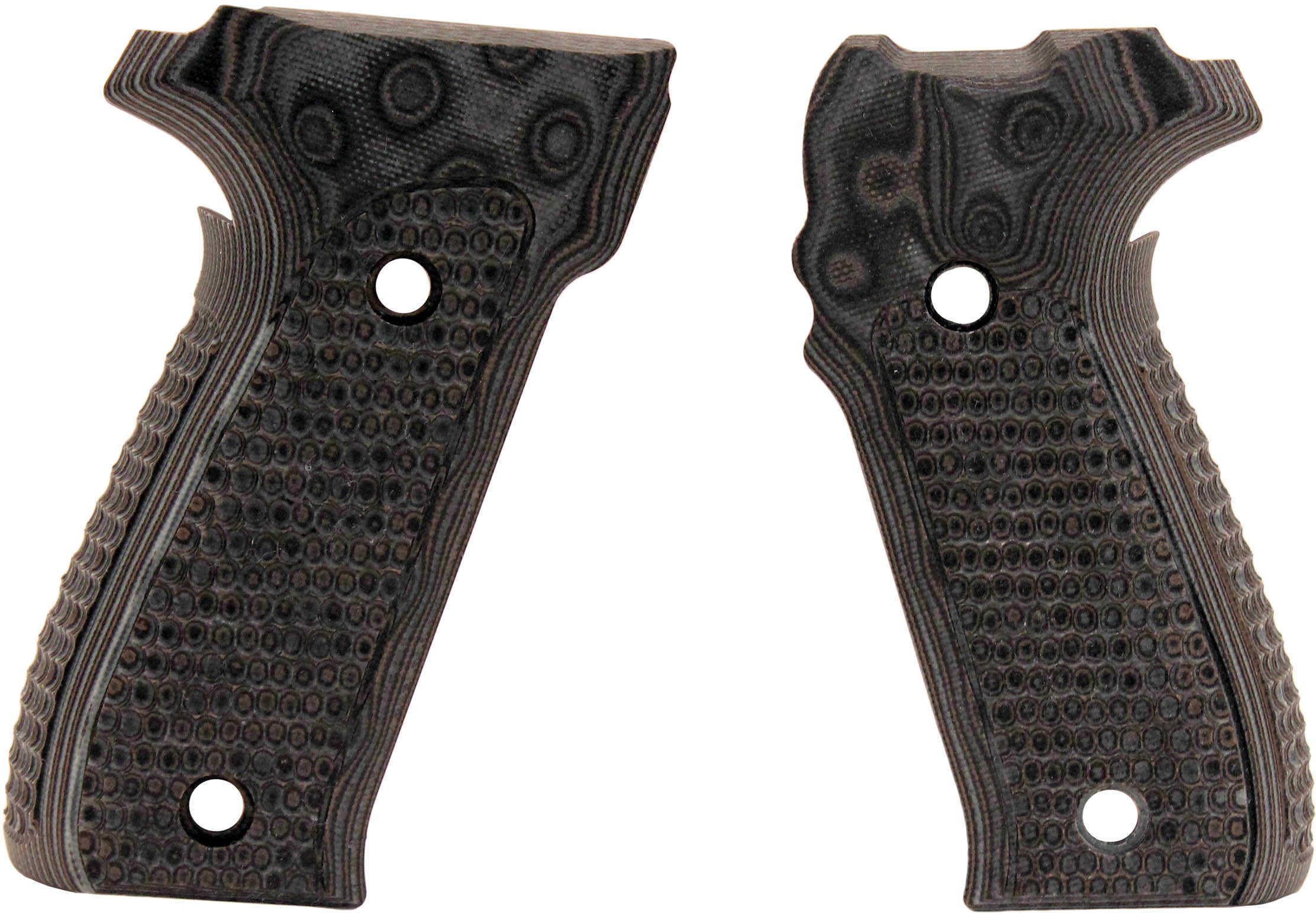 Hogue Grips Extreme G10 Piranha Fits Sig Sauer P226 Rubber G-Mascus Black/Gray 26137