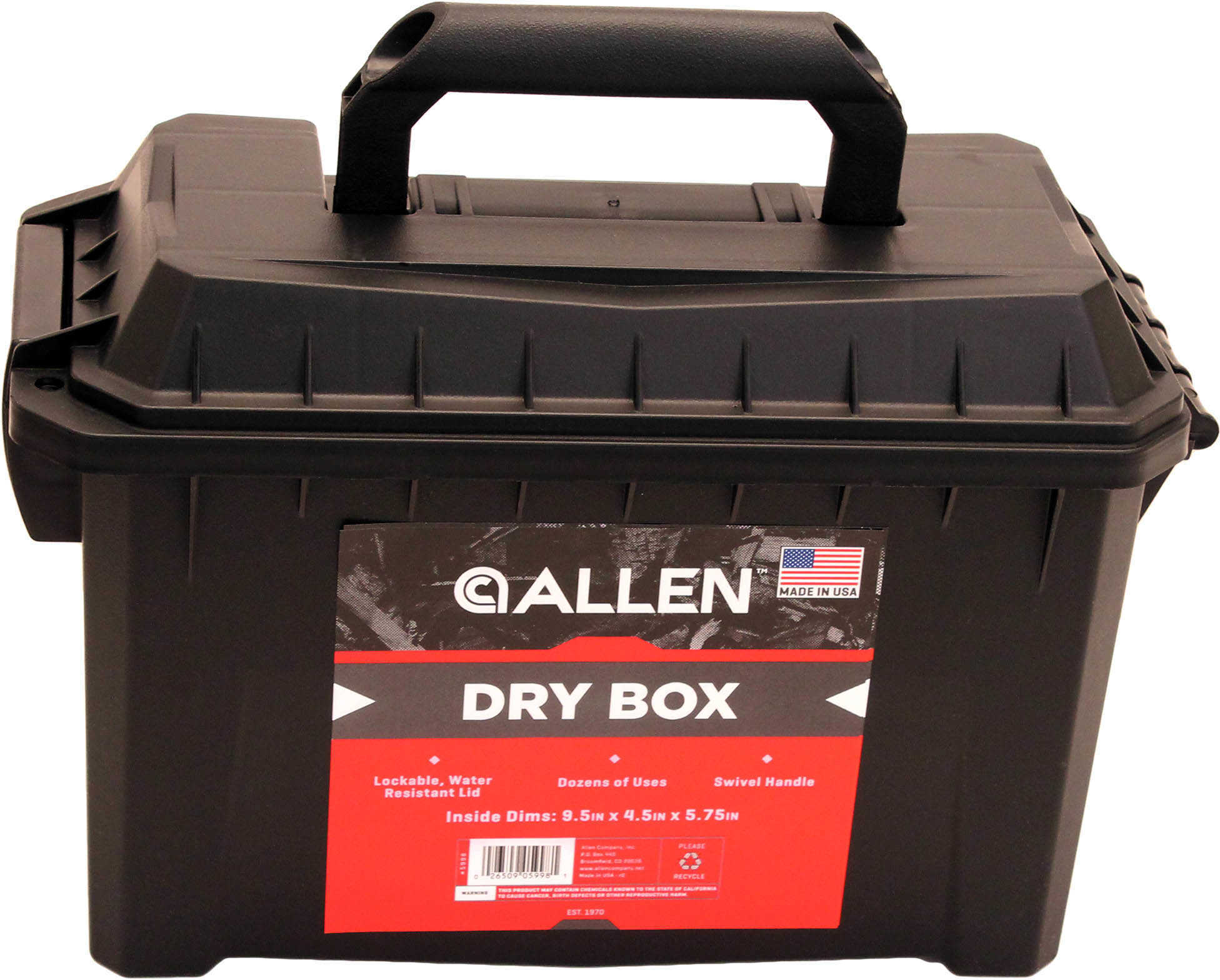 Allen Cases Dry Box Small Black Md: 5998