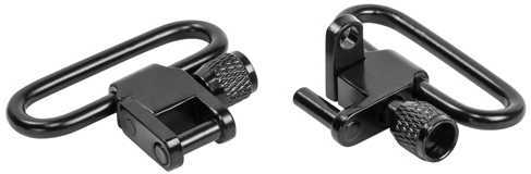 NcStar 1" Lockable Sling Swivel (Pair)/Black Md: AASW1B