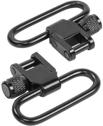 NcStar 1" Lockable Sling Swivel (Pair)/Black Md: AASW1B