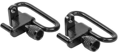 NcStar 1" Lockable Sling Swivel (Pair)/Black Md: AASW1B