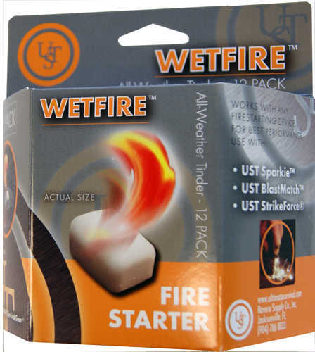 Ultimate Survival Technologies WetFire Tinder 12-Pack Md: 20-1WG0412-Bx12