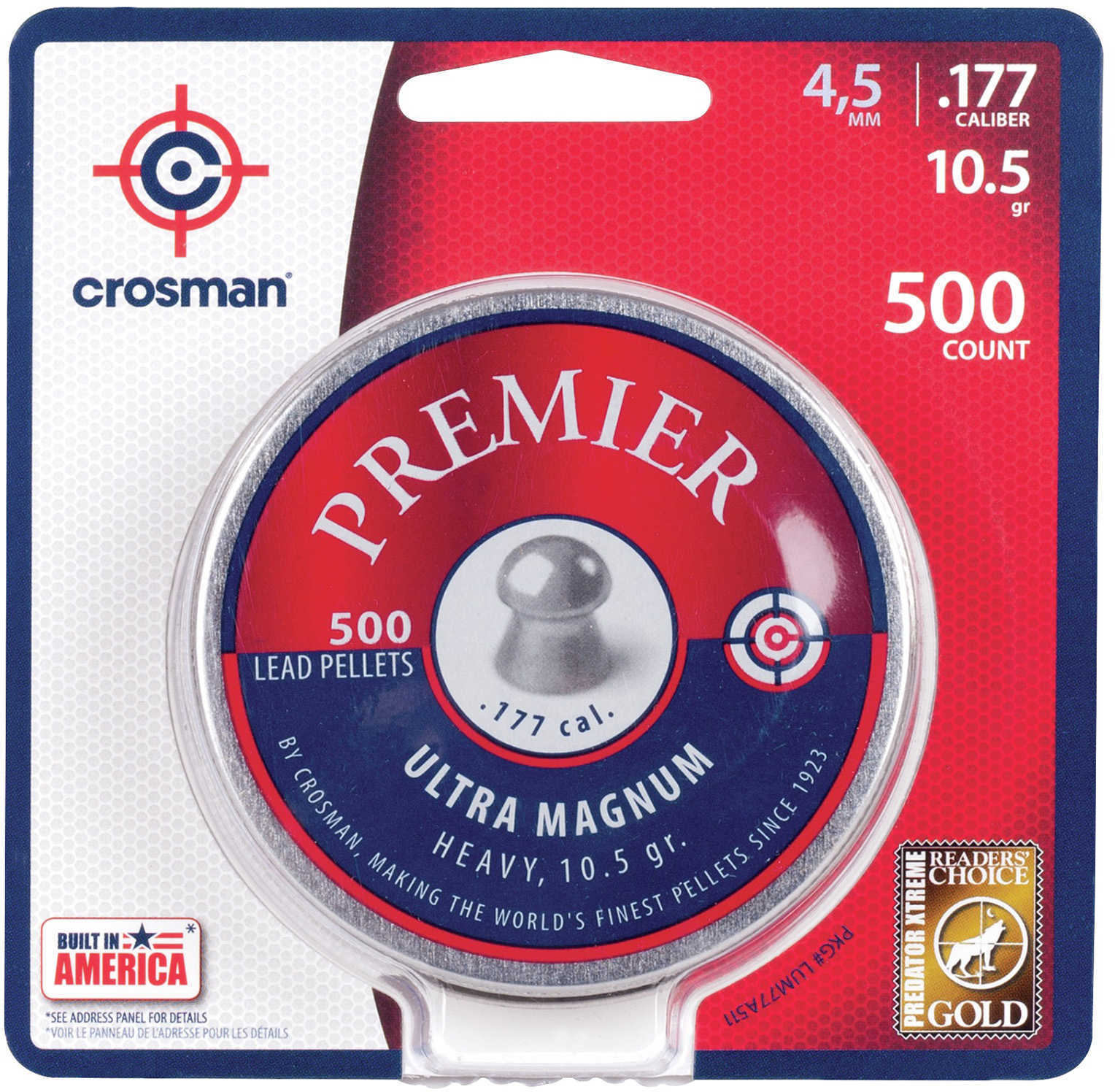 Crosman Premier Pellets .177 Silver LUM177