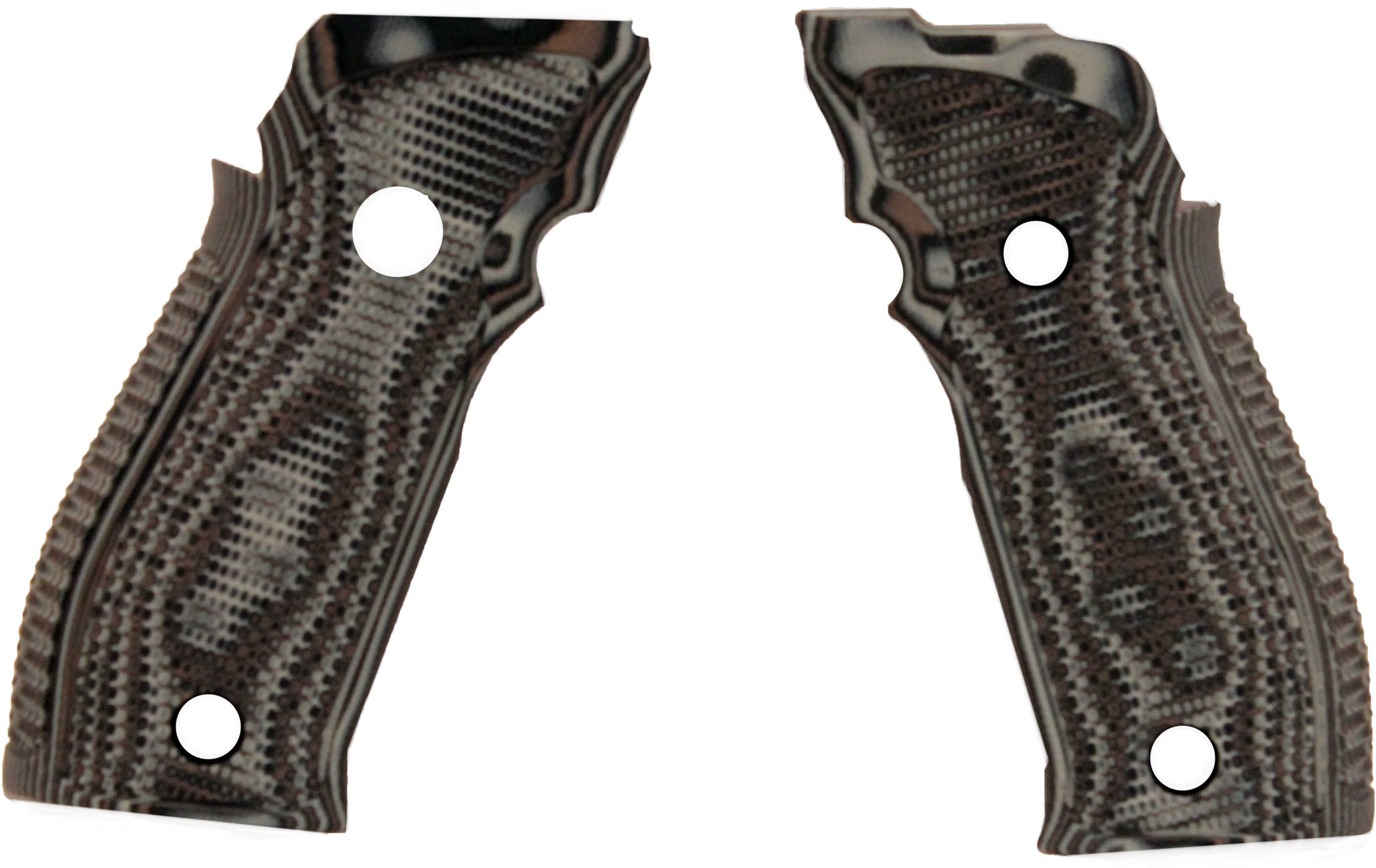 Hogue Sig P226 SAO X5/X6 Grip Pirahna G10 G-Mascus Black/Grey Md: 33137