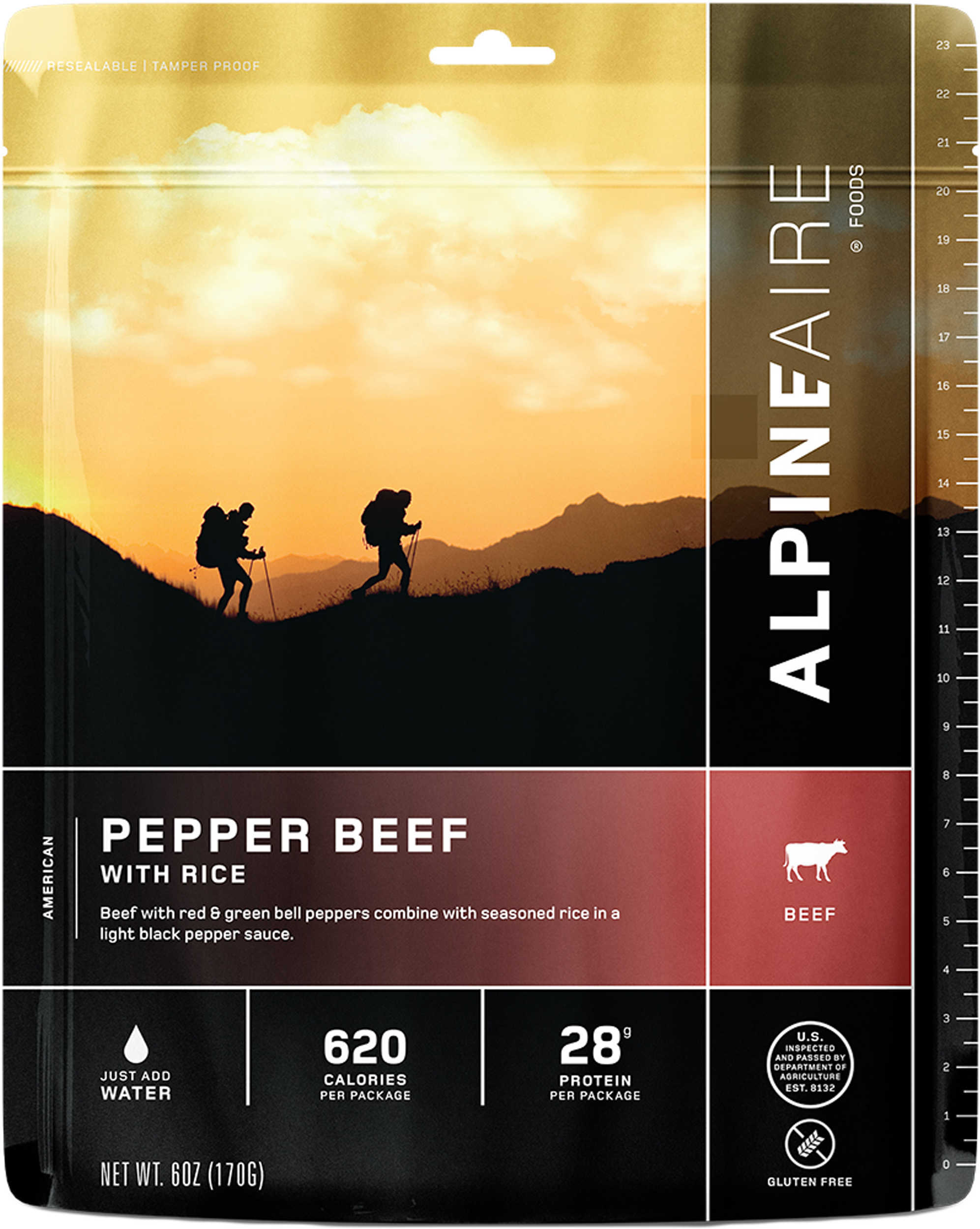 Alpine Aire Foods Pepper Beef w/Rice Md: 60402