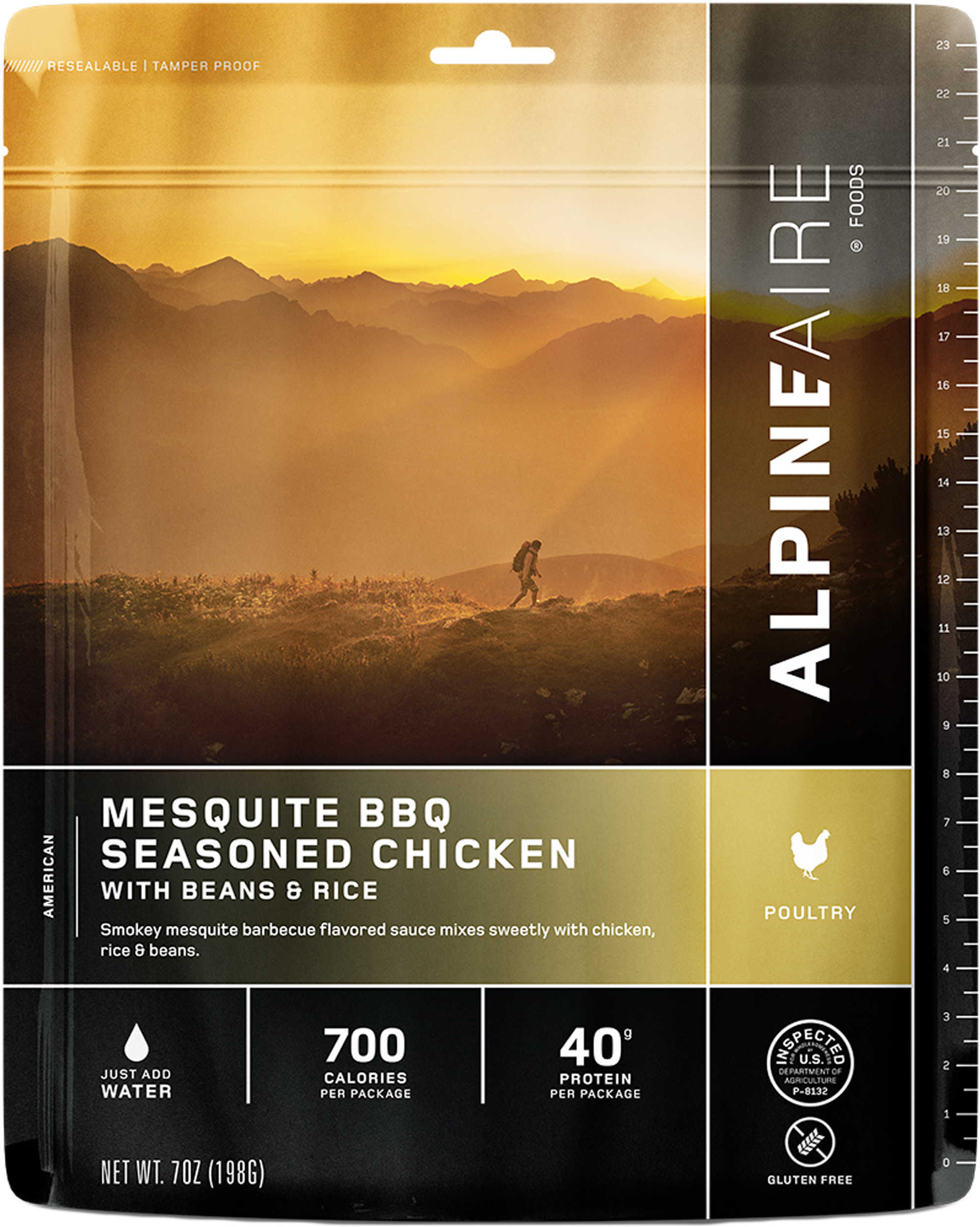 Alpine Aire Foods Mesquite Bbq Chicken w/Beans & Rice Serves 2 Md: 60406