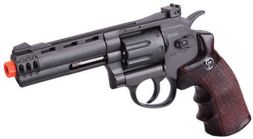 Crosman GF600 6mm Airsoft 8 Shot, 357 Revolver, CO2 Powered and Semi-Auto