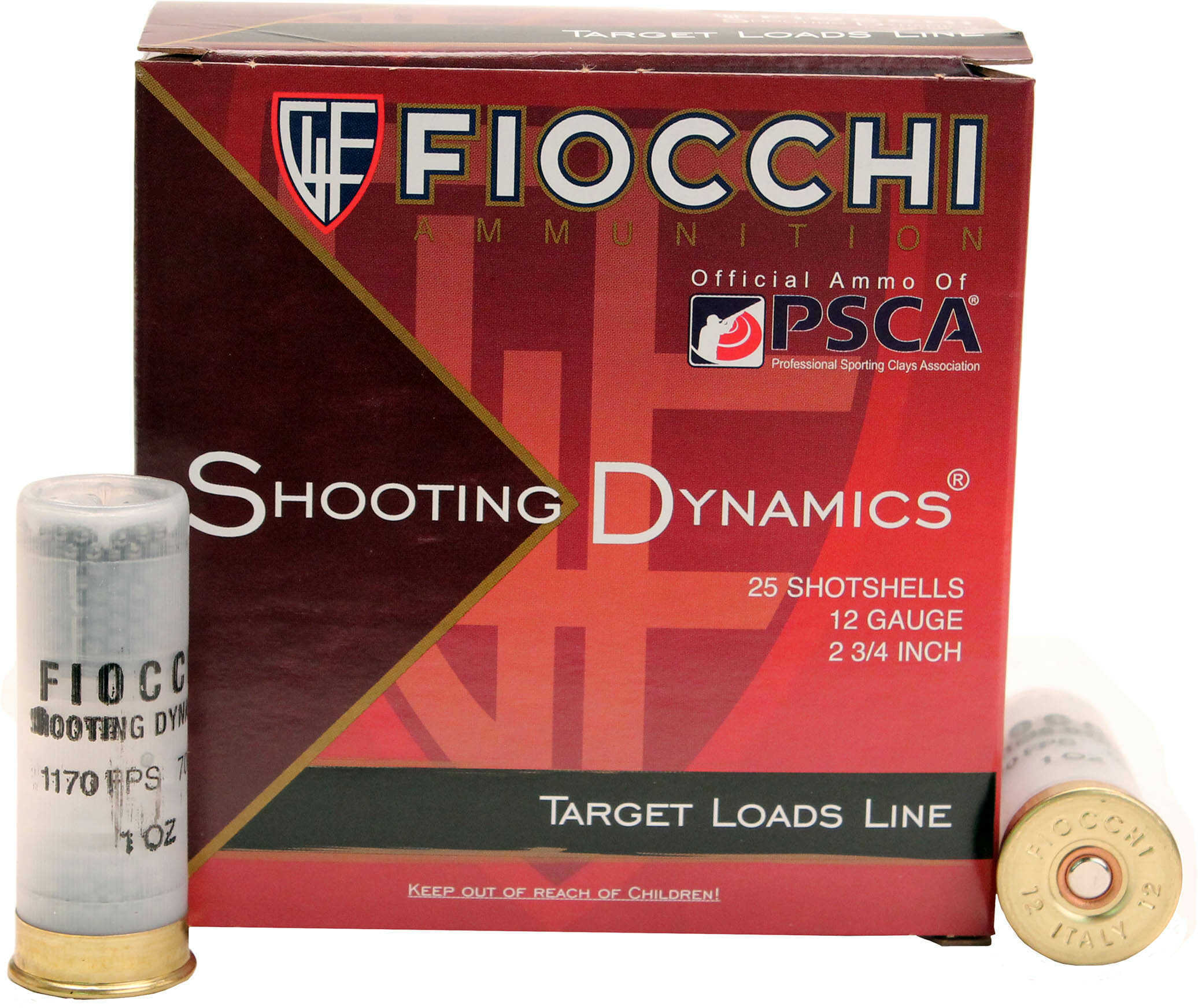 12 Gauge 25 Rounds Ammunition Fiocchi Ammo 2 3/4" 1 oz Lead #7.5