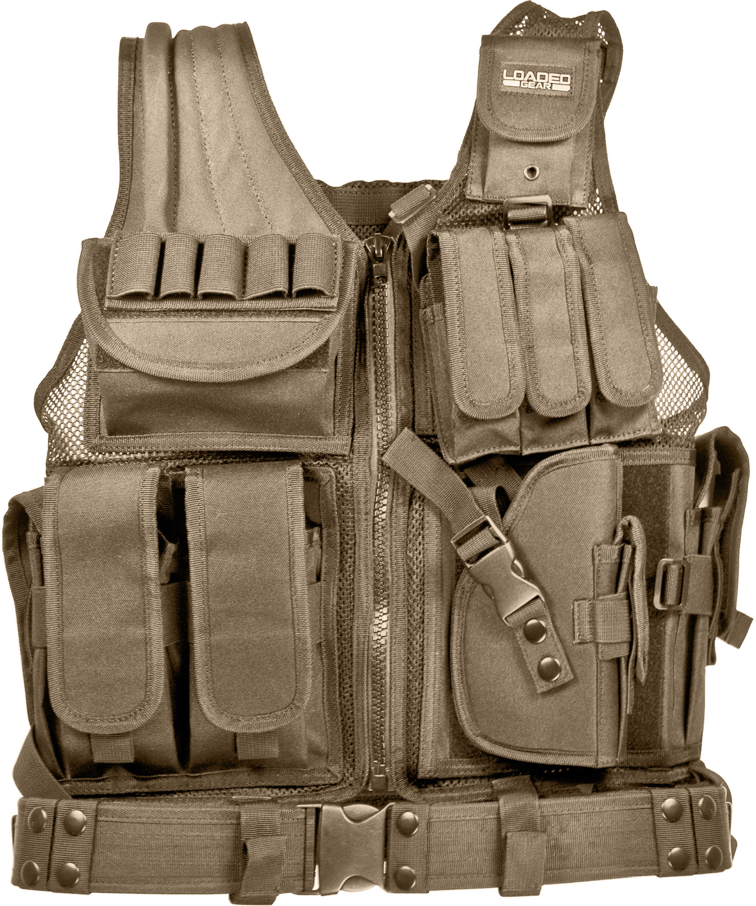 Barska Optics Loaded Gear Tactical Vest VX-200 Tan Md: Bi12346