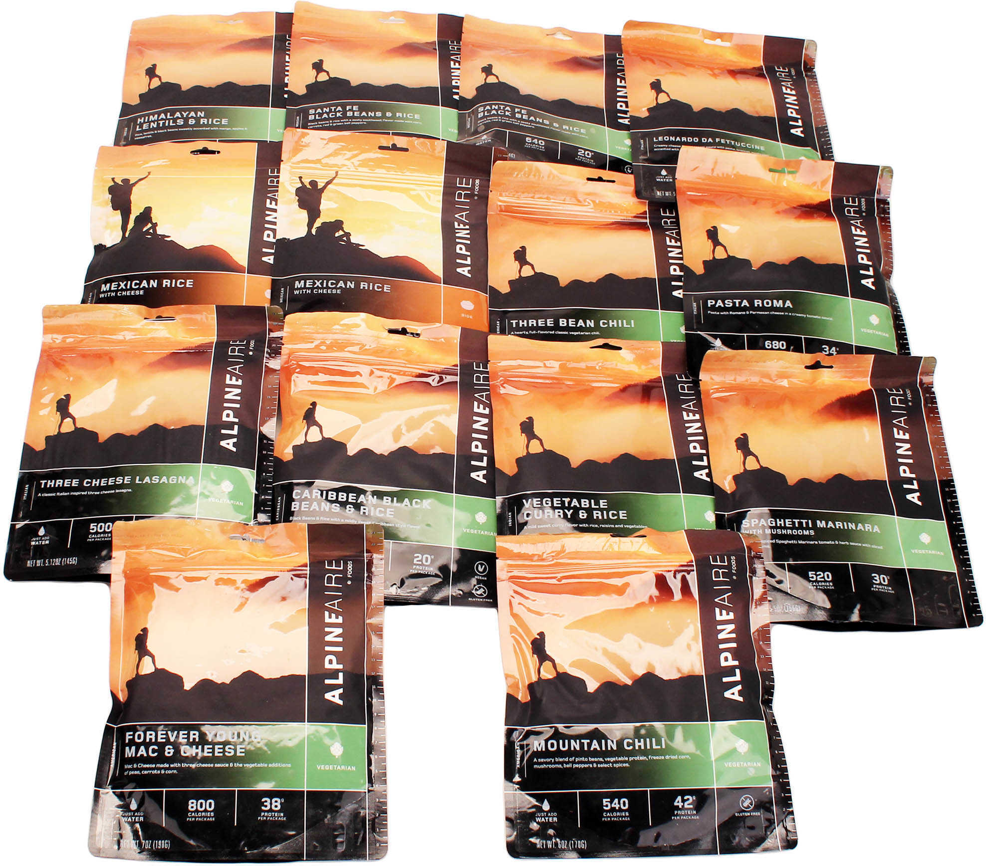 Alpine Aire Foods 7 Day Meal Kit (14 Pouches) - Vegetarian Md: 60506
