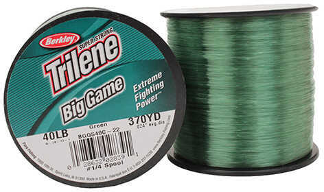 Berkley Trilene Big Game 1/4 lb Spool 40 370 Yards Green 1068360