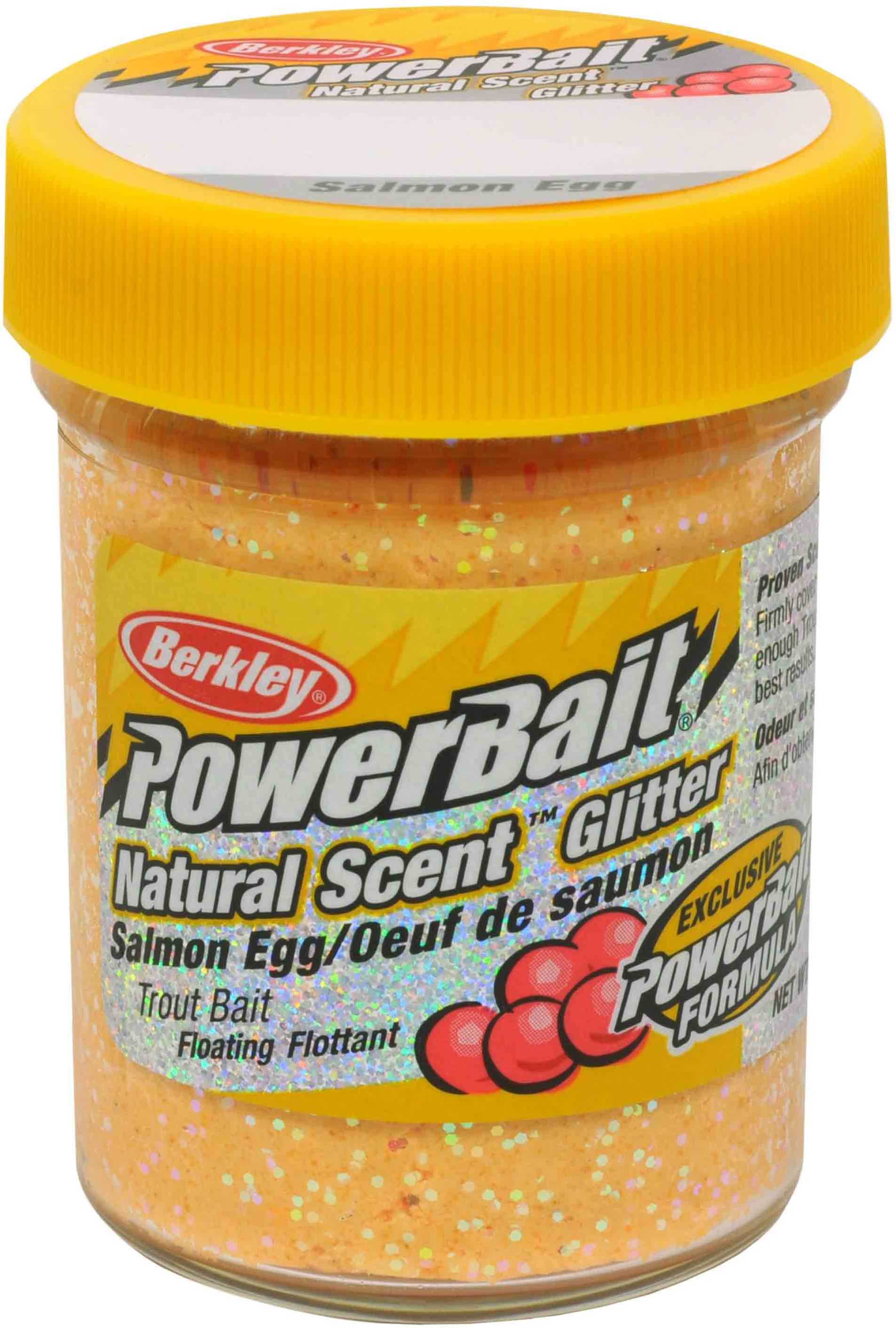 Berkley PowerBait Natural Scent Glitter Trout Bait Salmon Egg Peach 1203185