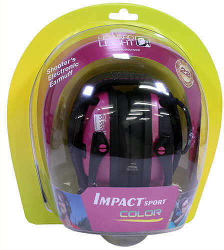 Howard Leight Industries Impact Sport Electronic Earmuff Pink Md: R-02523