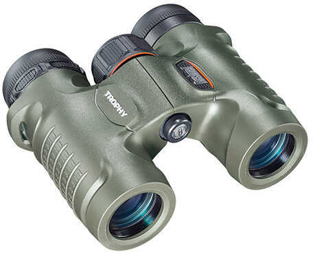 Bushnell Trophy Binoculars 10X28mm, Green Roof Prism Md: 332810
