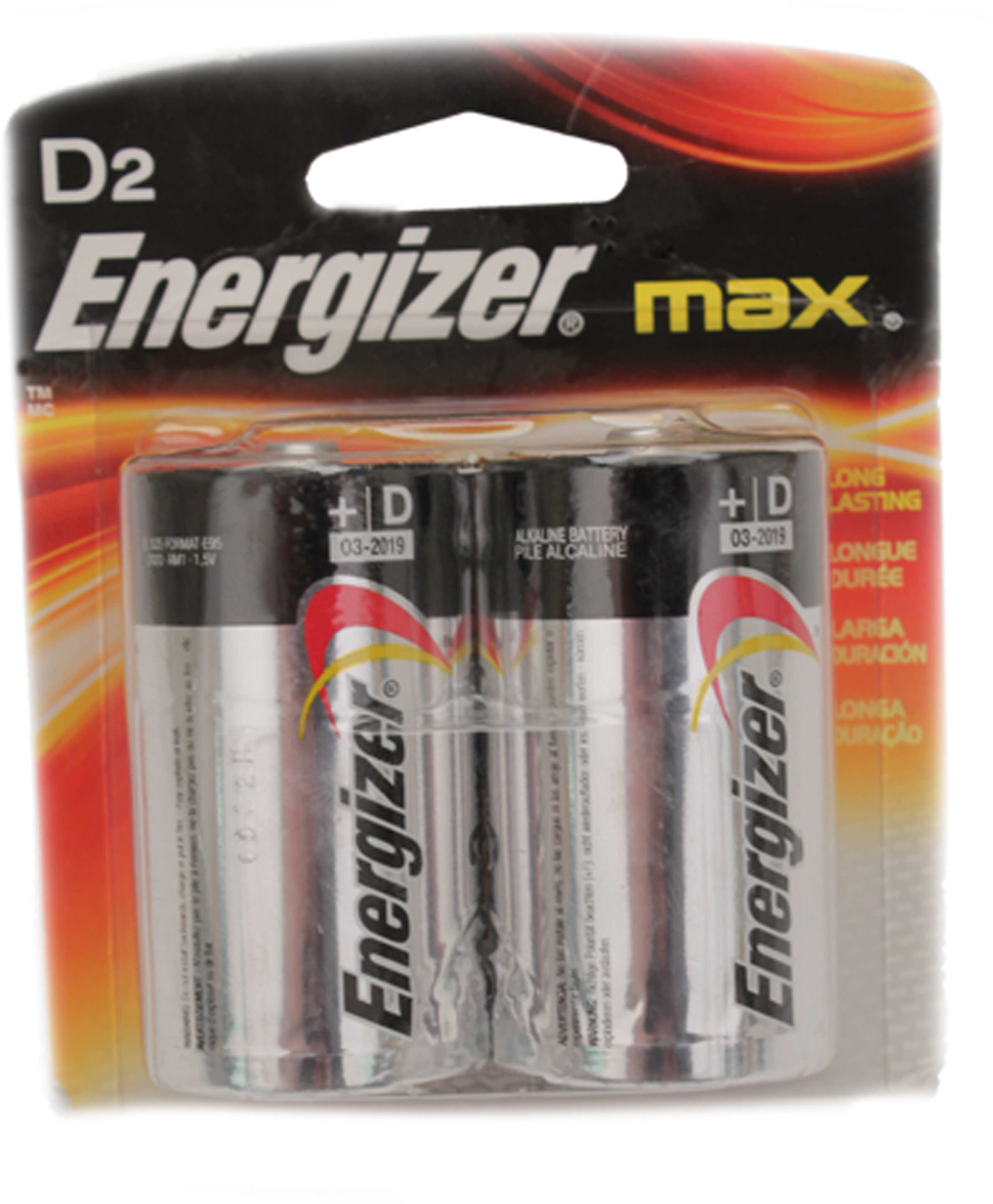 Energizer Premium Max Batteries D (Per 2) E95BP-2