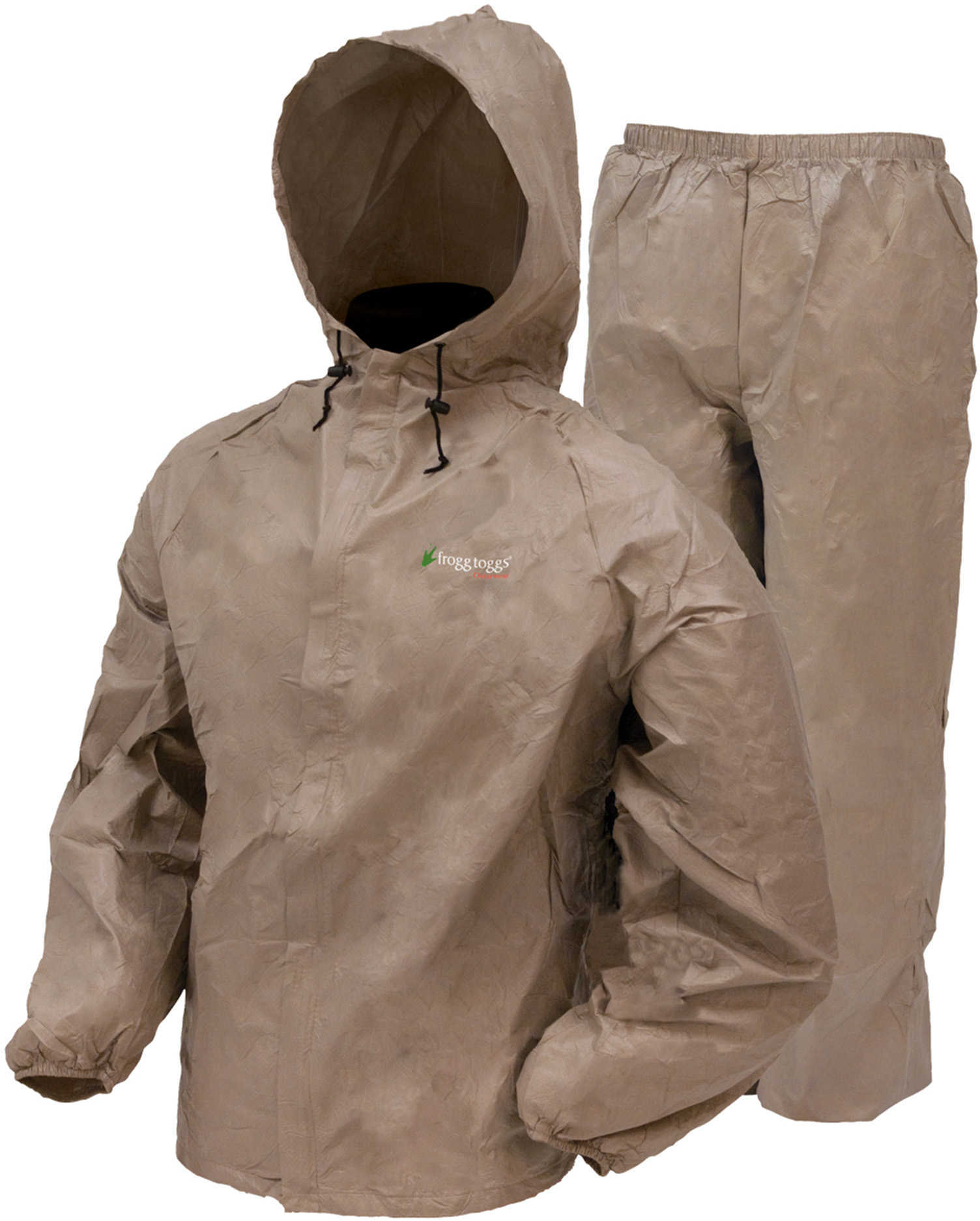 Frogg Toggs Ultra-Lite2 Rain Suit w/Stuff Sack Small, Khaki UL12104-04SM