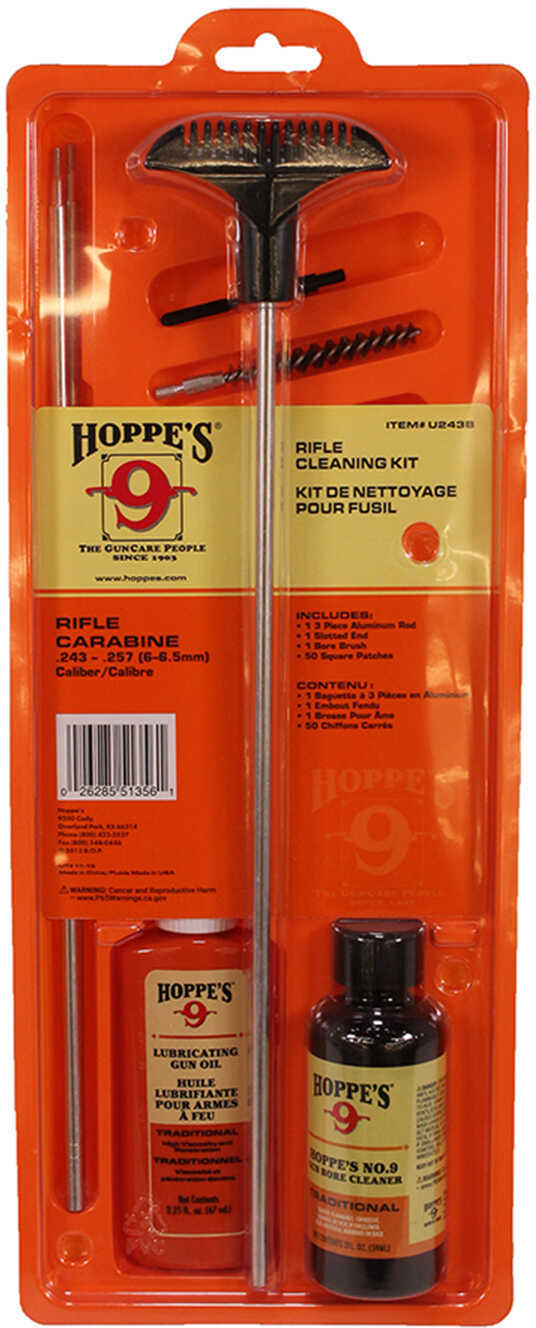 Hoppes Clamshell Kit w/Aluminum Rod 243 25 25-06 257 6mm 6.5mm U243B