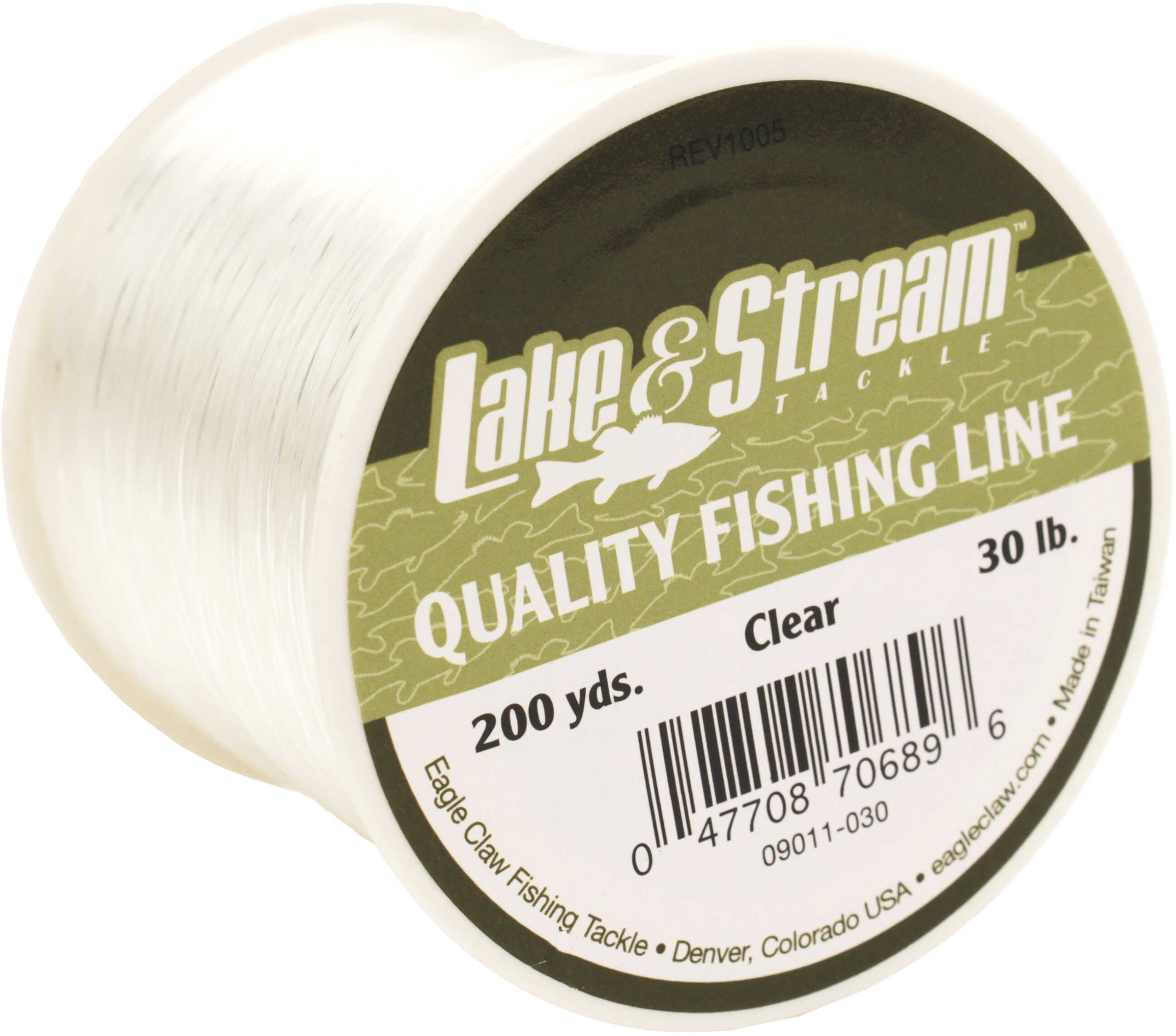 Eagle Claw Fishing Tackle Mono Line 30# 200yds Clear Md#: 09011-030