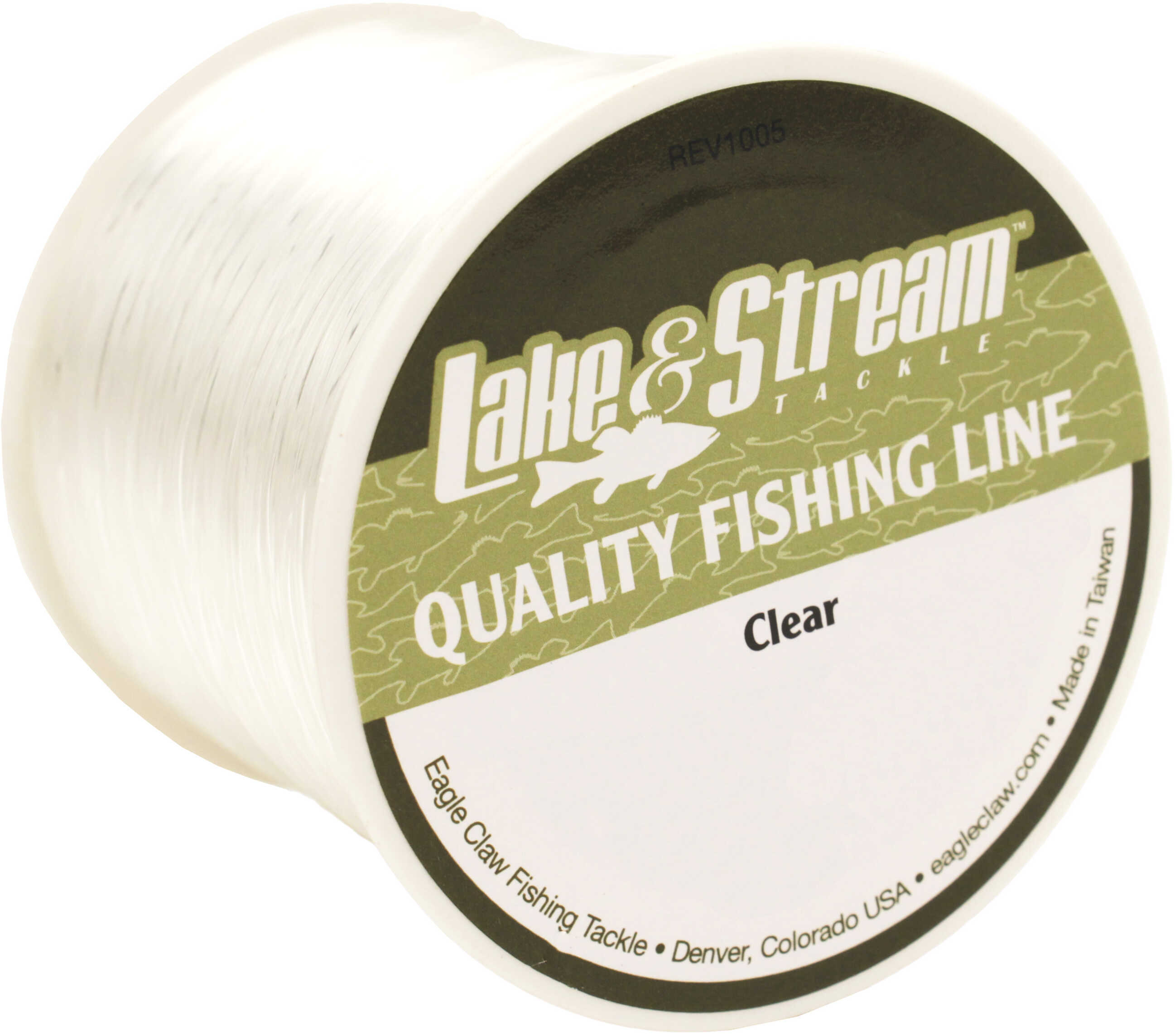 Eagle Claw Classic Lake & Stream Monofilament Fishing Line 670 yards, 8 lbs  Clear - 1029071